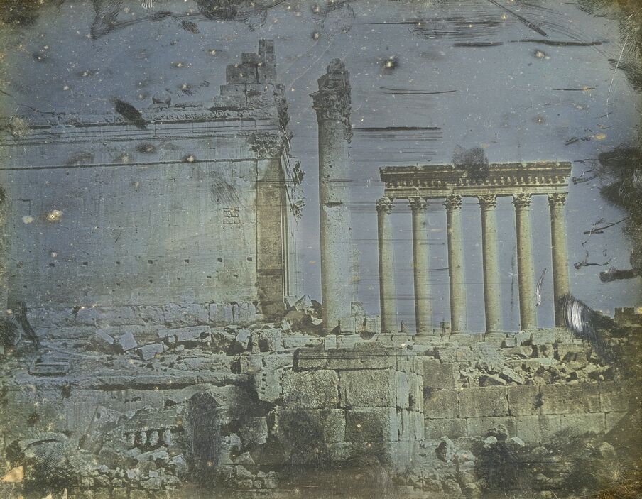 Baalbec. Petit et Grand Temple by Joseph Philibert Girault de Prangey